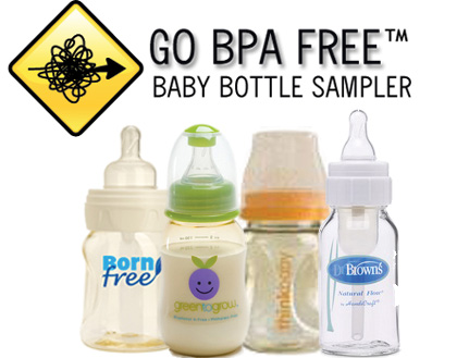 не так давно детские бутылочки для кормления стали изготавливать из материалов не содержащих BPA (фисфенол-А) и фталаты) 